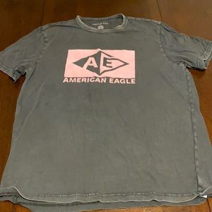 American Eagle Pink Logo T-Shirt NO FLAWS